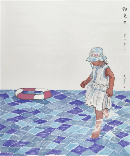 孔紫 阳光下 240cm×200cm 2021年