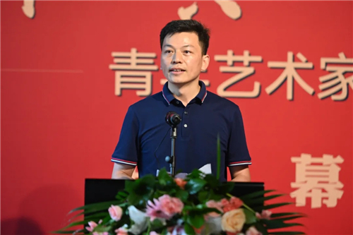 中国国家画院山水画所副所长、青年艺术中心主任王跃奎致辞