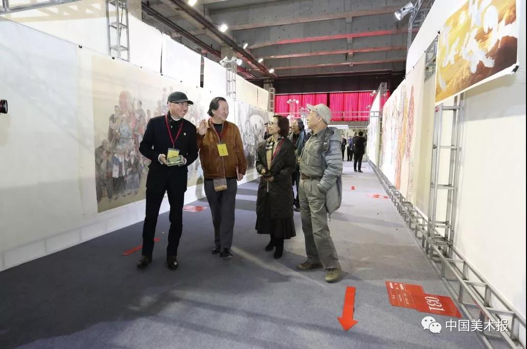 阿鸽、李象群、杨晓阳、孙景波、刘曦林等在验收评审现场