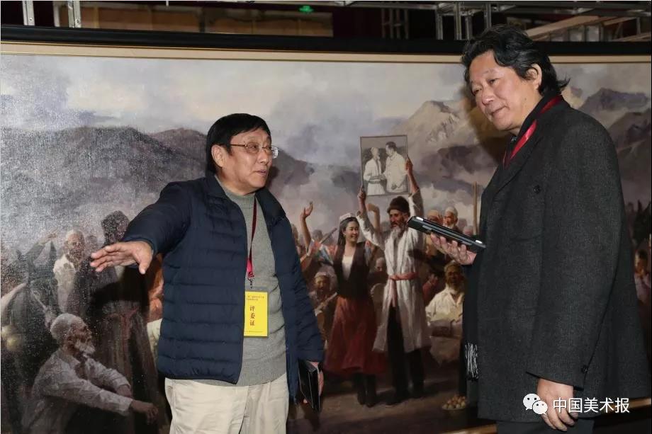 俞晓夫、张江舟在验收评审现场