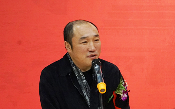 中国国家画院常务副院长卢禹舜致辞