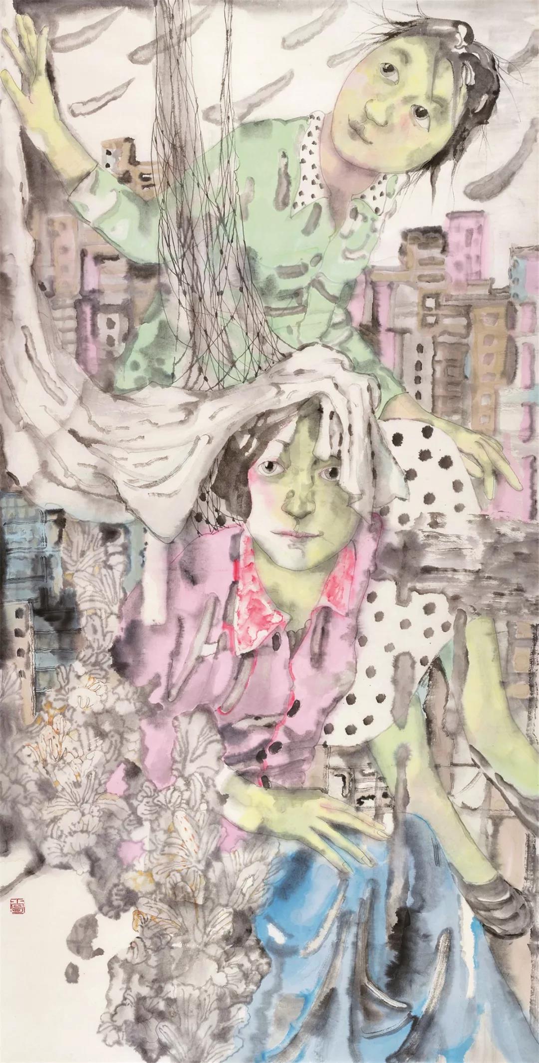 尚可 正午 136cm×68cm 2019年