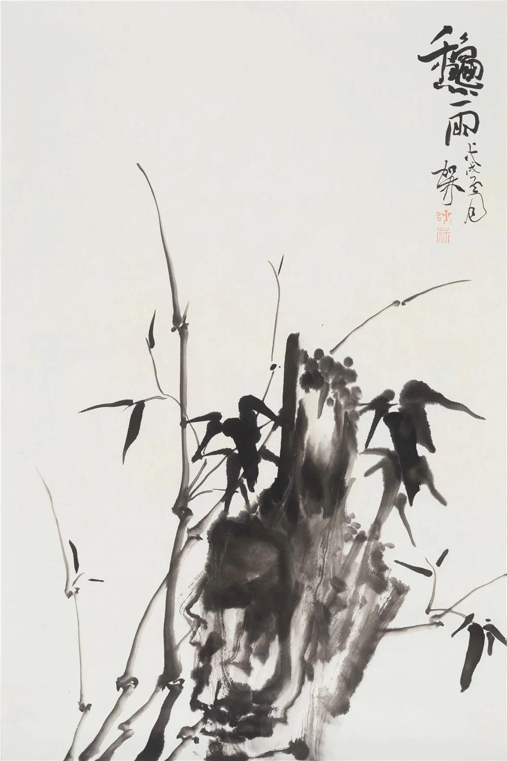 何加林 秋雨 68cm×45cm