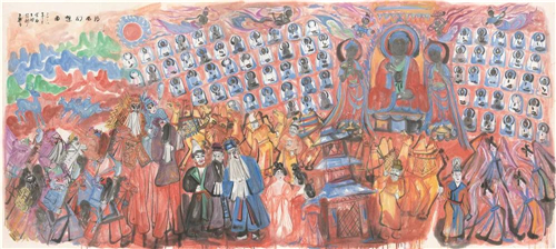 河西幻想曲  190cm×427cm  2018年