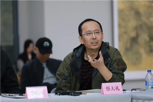 中国国家画院书法篆刻所副所长蔡大礼