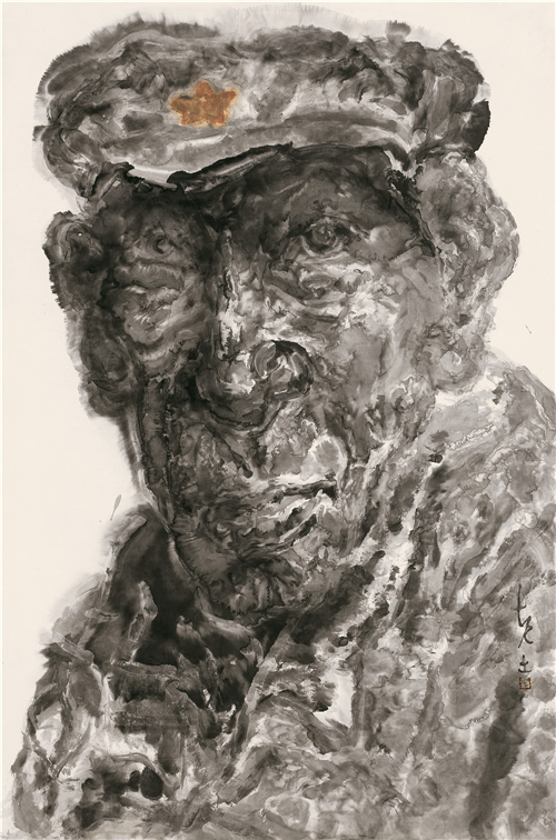 方土 军娃·故事系列之一  180cm×120cm 纸本设色 2005年