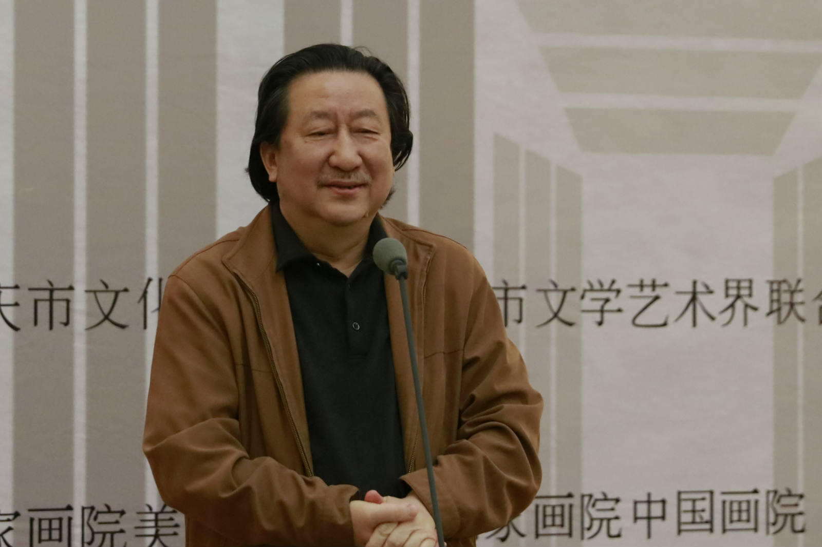 中国国家画院院长、中国美术家协会副主席杨晓阳致辞